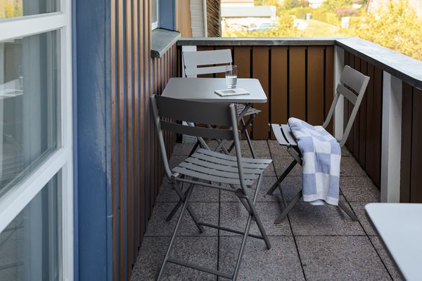  BLAUSAND im Malergarten  - Balkon