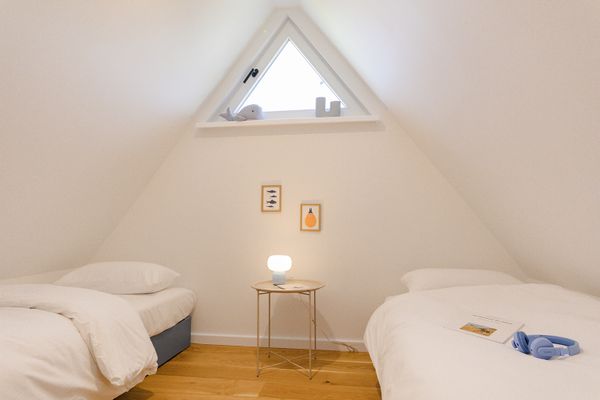  BLAUSAND im Malergarten  - Schlafzimmer
