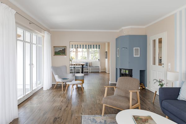  Haus Meerblau Born - Wohnzimmer