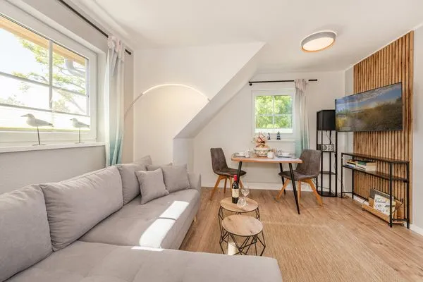 Wohnzimmer  Ferienwohnung Strandliebe