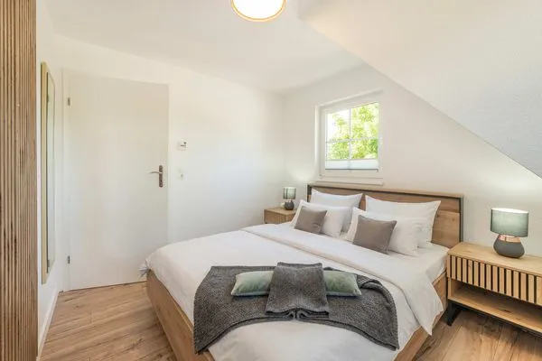 Schlafzimmer  Ferienwohnung Strandliebe