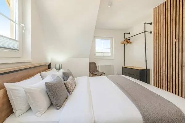 Schlafzimmer  Ferienwohnung Strandliebe