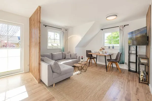 Wohnzimmer  Ferienwohnung Strandliebe