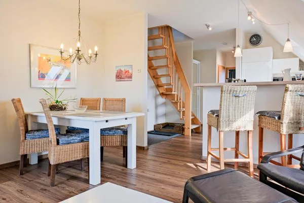 Wohnzimmer  Ferienwohnung Strandgut
