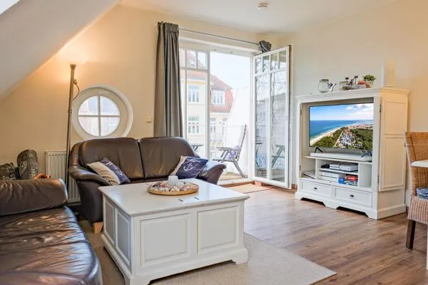 Wohnzimmer  Ferienwohnung Strandgut