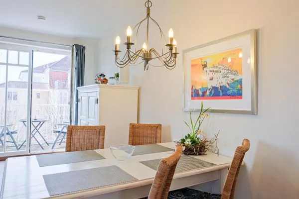 Wohnzimmer  Ferienwohnung Strandgut