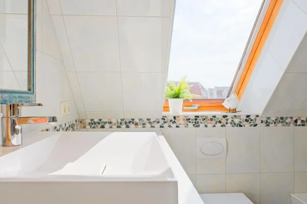 Badezimmer  Ferienwohnung Strandgut