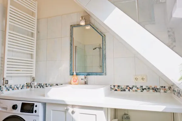 Badezimmer  Ferienwohnung Strandgut