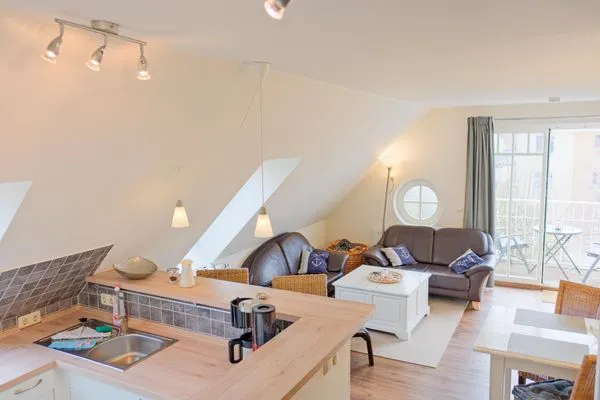 Wohnzimmer  Ferienwohnung Strandgut
