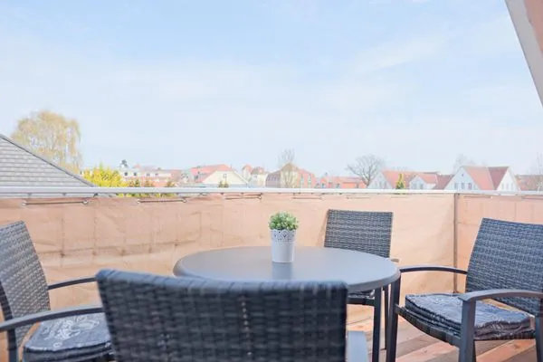 Terrasse  Ferienwohnung Strandgut