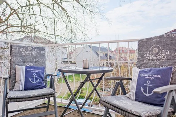 Balkon  Ferienwohnung Strandgut