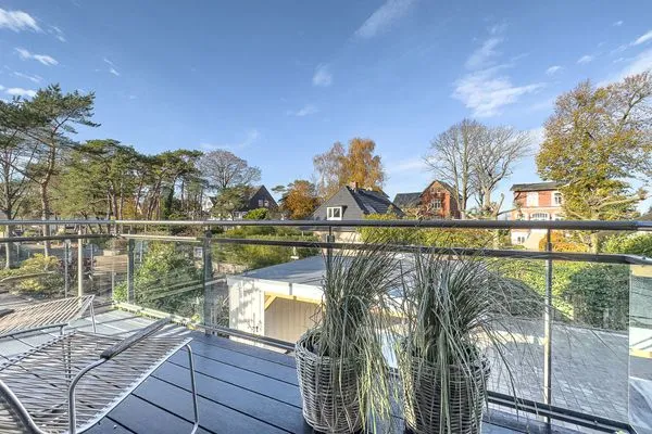 Balkon  Strandglück - mit Balkon, direkt am Strand