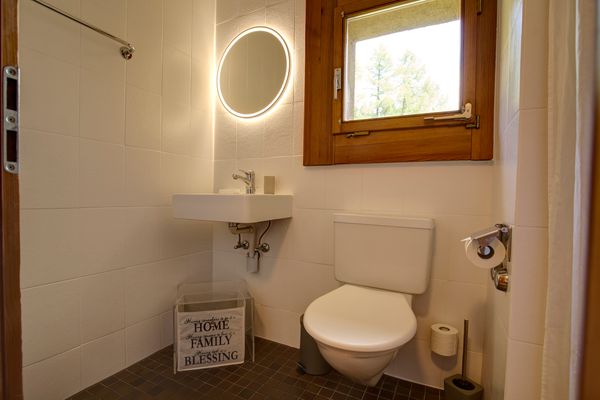Chesa Munteratsch 1-Zimmerwohnung 511 Typ A Premium Silvaplana - Badezimmer
