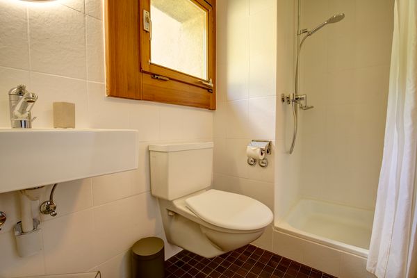 Chesa Munteratsch 1-Zimmerwohnung 511 Typ A Premium Silvaplana - Badezimmer