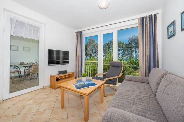 Wohnzimmer  Villa 12 Seestern