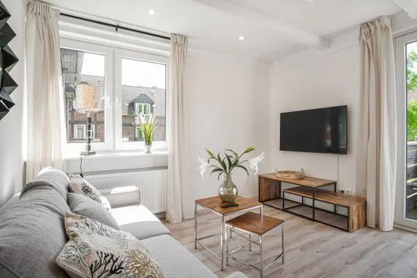 Wohnzimmer  Ferienwohnung Nordseeheimat Pellworm