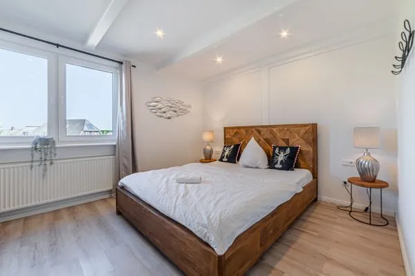 Schlafzimmer  Ferienwohnung Nordseeheimat Pellworm
