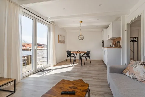 Wohnzimmer  Ferienwohnung Nordseeheimat Pellworm