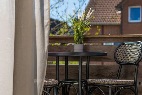 Balkon  Ferienwohnung Nordseeheimat Pellworm