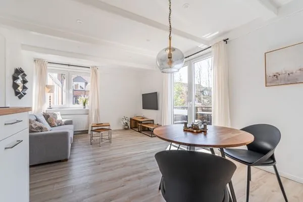 Wohnzimmer  Ferienwohnung Nordseeheimat Pellworm