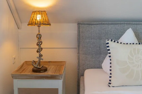 Schlafzimmer  Ferienwohnung Deichblick Quartier Pellworm