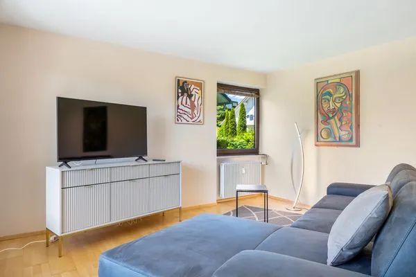  Ferienwohnung Aussichtsreich Lindau und Umgebung - Sofa