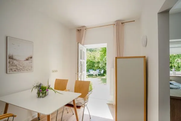 Küche / Küchenzeile  Ferienwohnung für 4 Personen am Borbyer Ufer mit zwei Sonnenterrassen