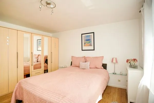 Schlafzimmer  Ferienwohnung Hygge am Fjord