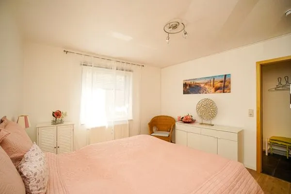 Schlafzimmer  Ferienwohnung Hygge am Fjord