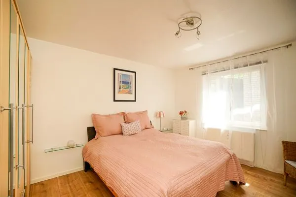 Schlafzimmer  Ferienwohnung Hygge am Fjord