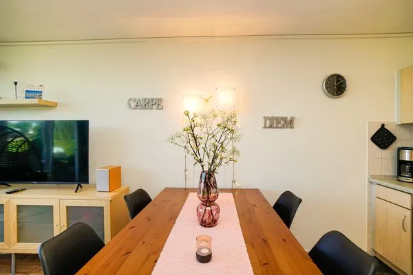 Wohnzimmer  Ferienwohnung Hygge am Fjord