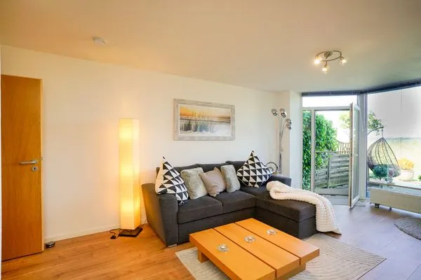 Wohnzimmer  Ferienwohnung Hygge am Fjord