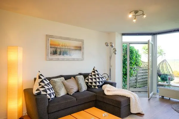 Wohnzimmer  Ferienwohnung Hygge am Fjord