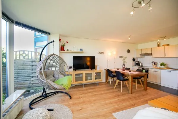 Wohnzimmer  Ferienwohnung Hygge am Fjord