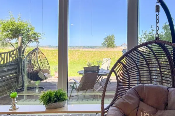 Gartenblick  Ferienwohnung Hygge am Fjord