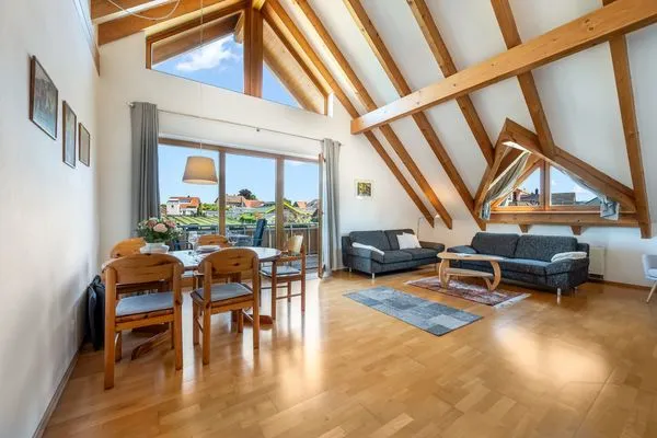 Ferienhaus Kuprella Ferienwohnung Kuprella 2 Nonnenhorn - Essbereich im Wohnzimmer