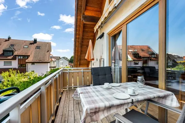 Ferienhaus Kuprella Ferienwohnung Kuprella 2 Nonnenhorn - Balkon