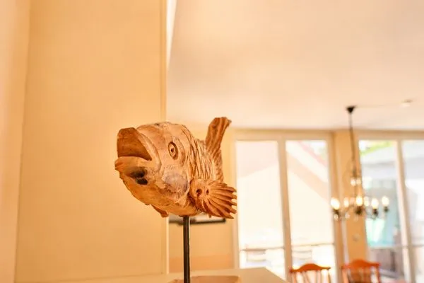 Dekoratives Detail  Uns Strandhus Whg. Captains Lounge
