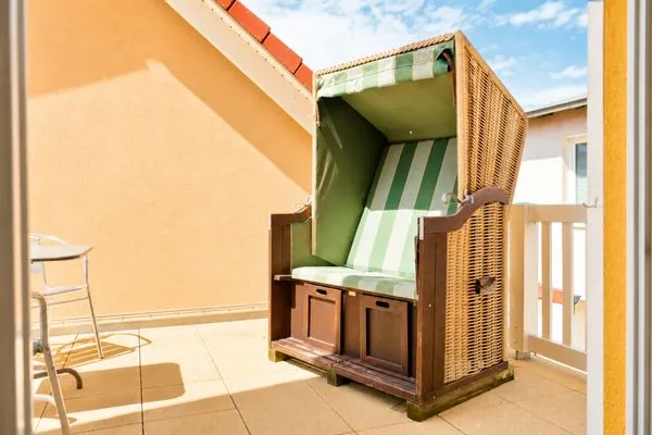Terrasse  Uns Strandhus Whg. Captains Lounge