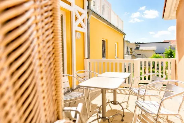 Terrasse  Uns Strandhus Whg. Captains Lounge