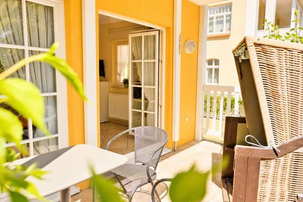 Terrasse  Uns Strandhus Whg. Silbermöwe 1
