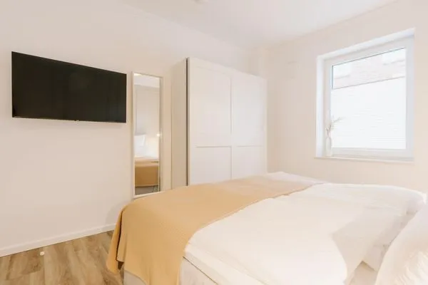 Schlafzimmer  de Diek - Suite 3 | Seitliche Deichlage
