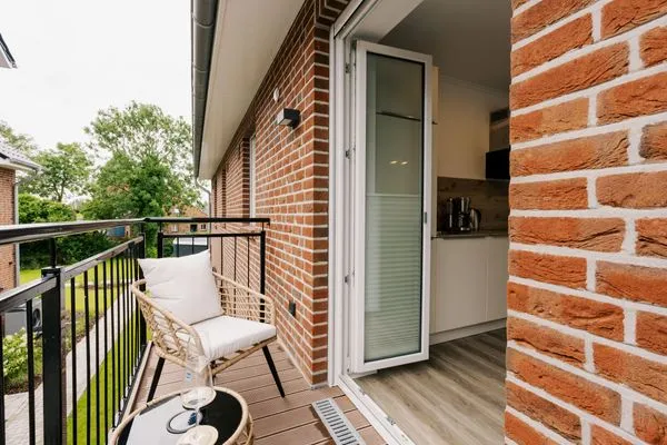Balkon  de Diek - Suite 4 | Seitliche Deichlage