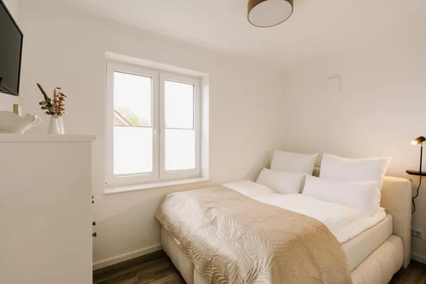 Schlafzimmer  de Diek - Suite 4 | Seitliche Deichlage
