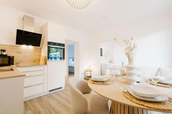 Essbereich  de See - Suite 1 | Direkte Deichlage