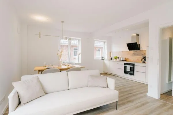 Wohnzimmer  de See - Suite 2 | Direkte Deichlage