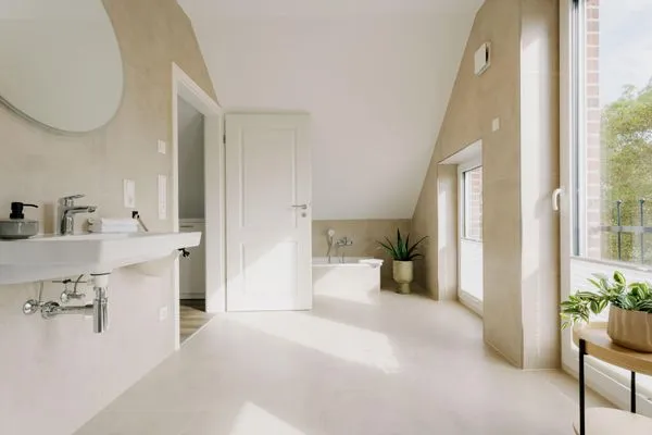 Badezimmer  de See - Suite 2 | Direkte Deichlage