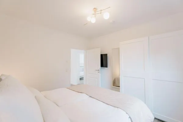 Schlafzimmer  de See - Suite 3 | Seitliche Deichlage