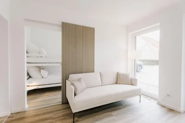 Wohnzimmer  de See - Suite 3 | Seitliche Deichlage