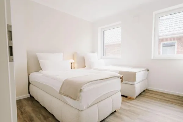 Schlafzimmer  de See - Suite 4 | Seitliche Deichlage